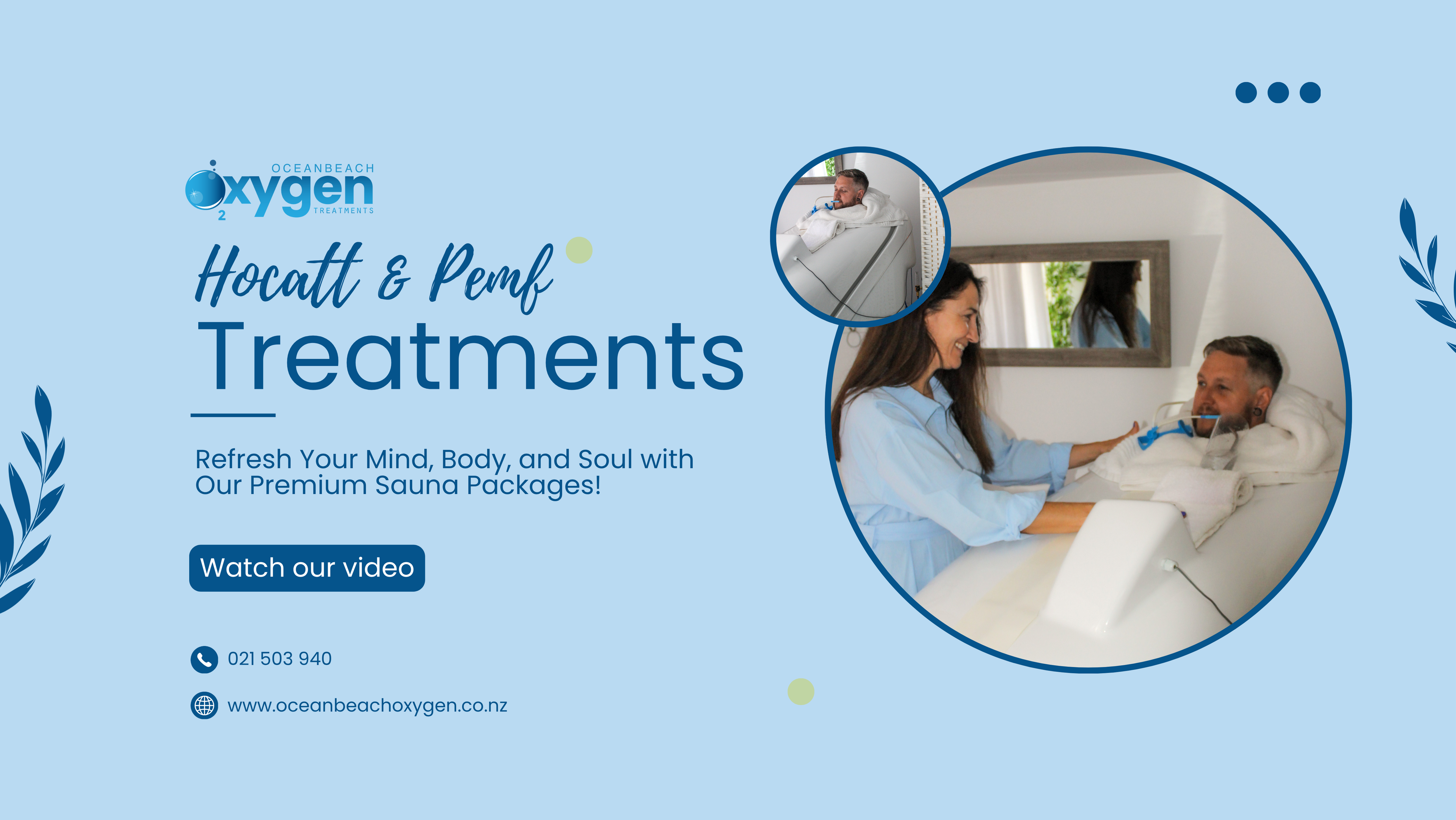 Load video: Ocean Beach Oxygen Clinic video on medically studied HOCATT Ozone Sauna and PEMF Therapy for cellular detox, recovery, and complementary wellness support.