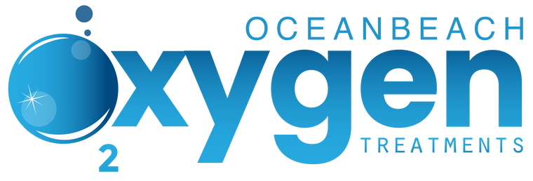 Oceanbeach Oxygen Treatments logo, offering HOCATT sauna and PEMF therapy for wellness and recovery.
